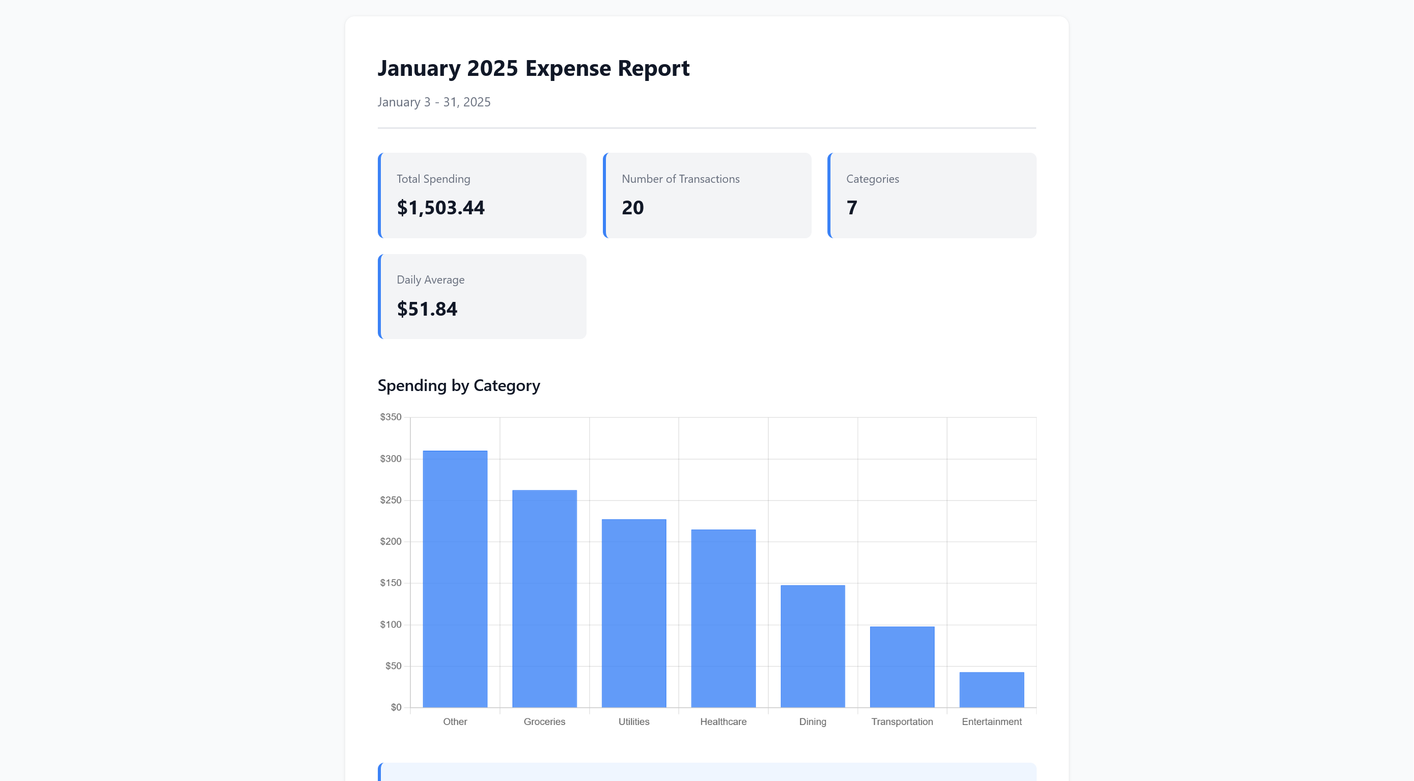 Cameron Expense Report