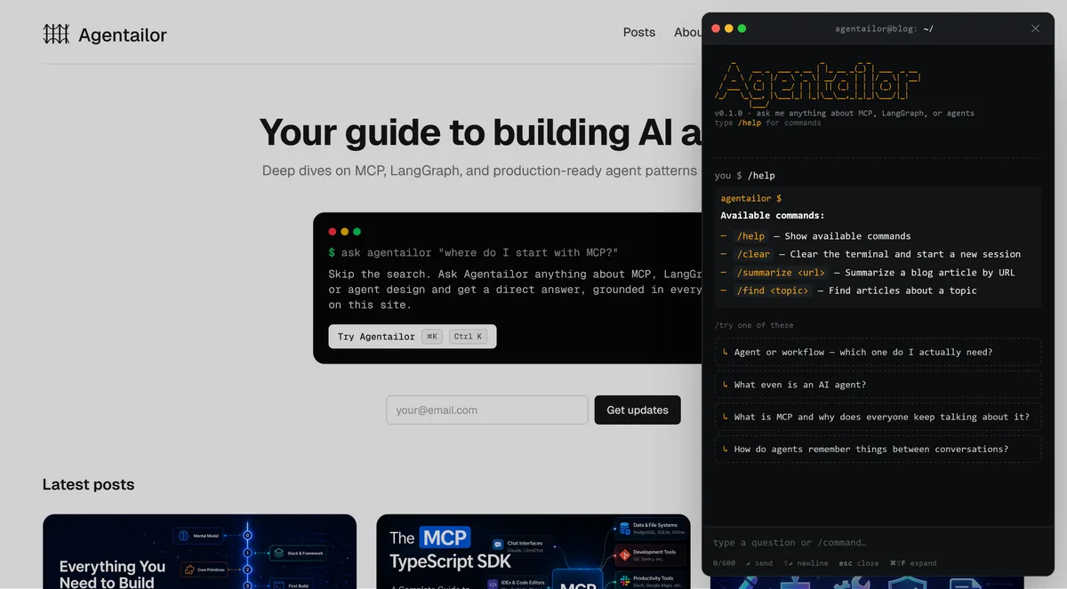 Agentailor Agent Widget