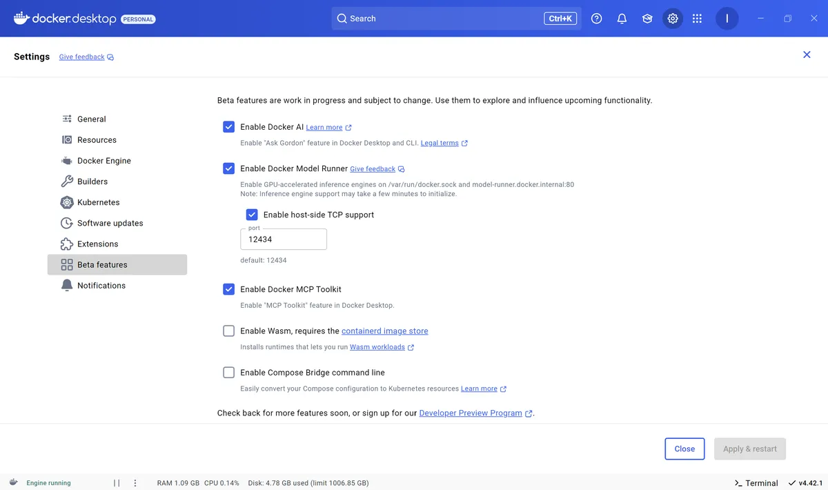 Enable MCP Toolkit