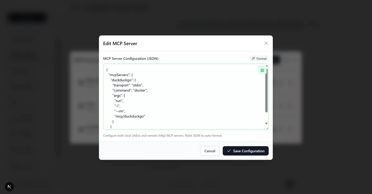 Add MCP Server
